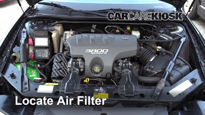 2002 Chevrolet Monte Carlo SS 35th Anniversary Edition 3.8L V6 Air Filter (Engine)
